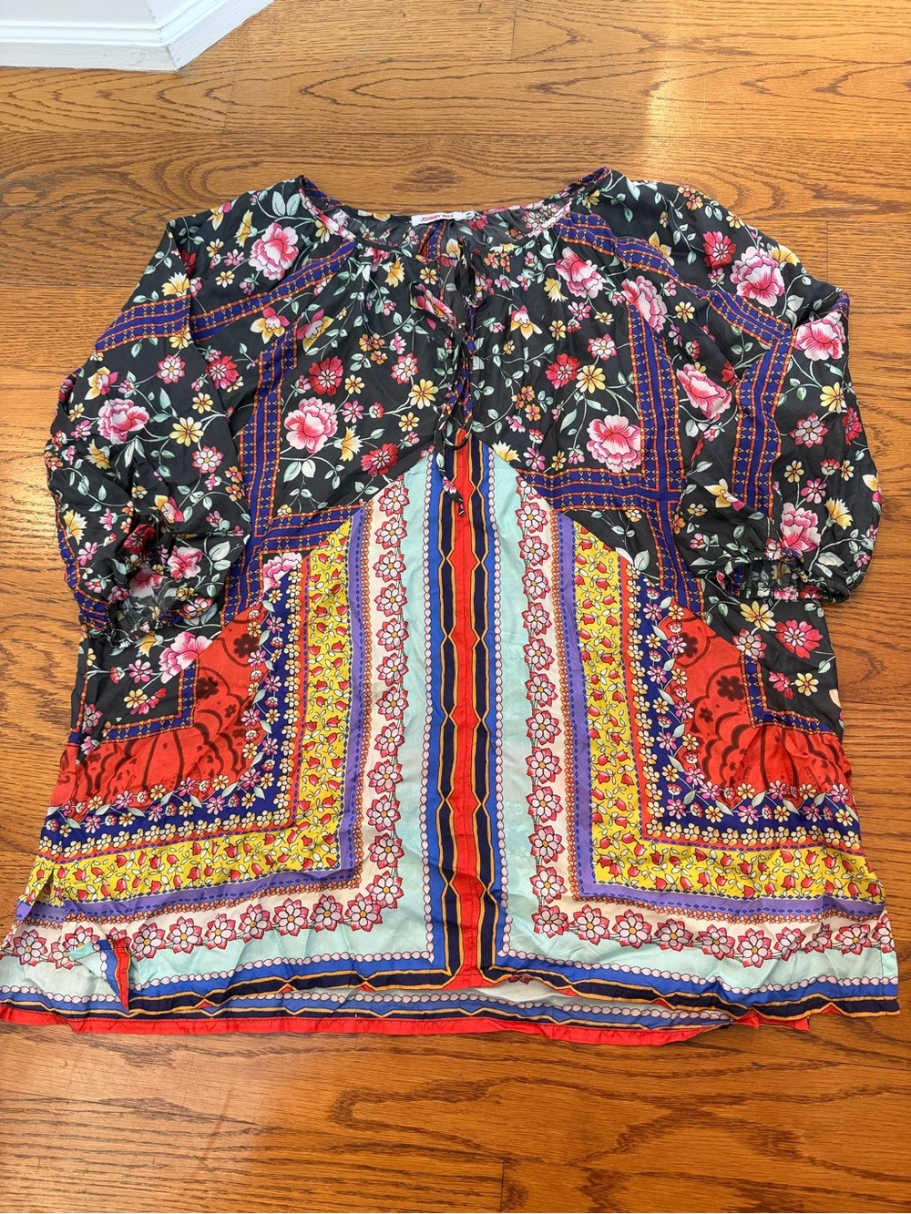 Johnny Was Lookout Electra Silk Tunic